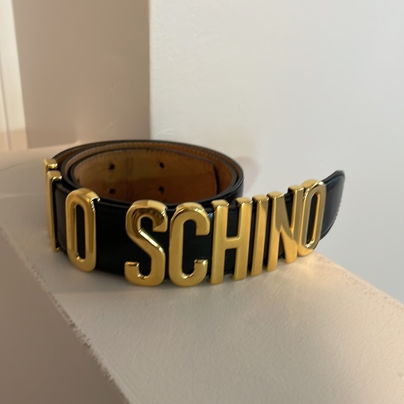 Moschino belt black and good sz 42 - Picture 2 of 7